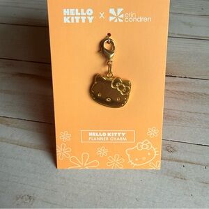 Erin Condren x Hello Kitty Gold Planner Charm RARE!